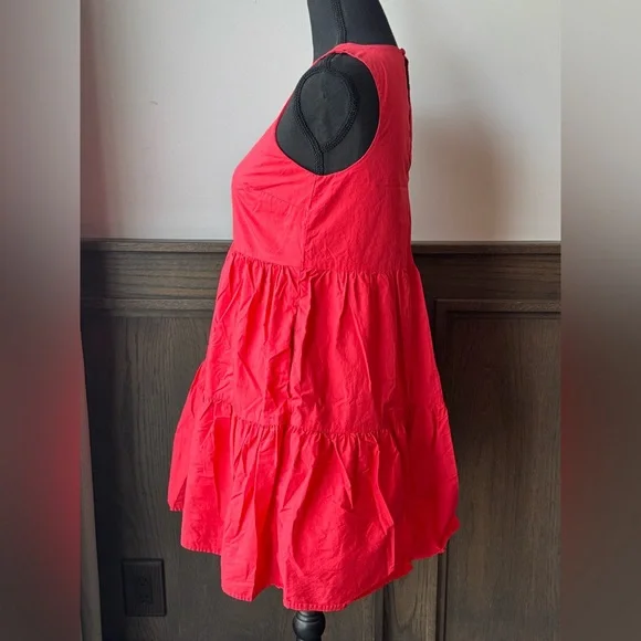 Banana Republic petite XS pink orange Sleeveless Mini Dress - Picture 2 of 8